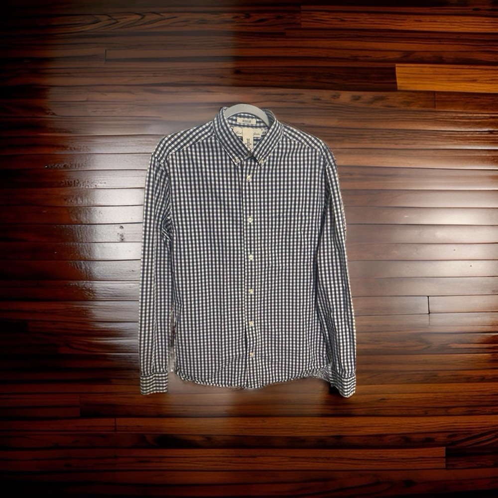MENS REGULAR H&M MEDIUM LONG SLEEVE DRESS SHIRT